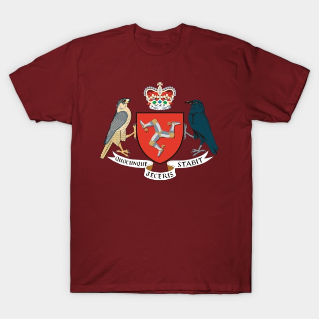 Official seal of Isle of Man T-Shirt by Wickedcartoons